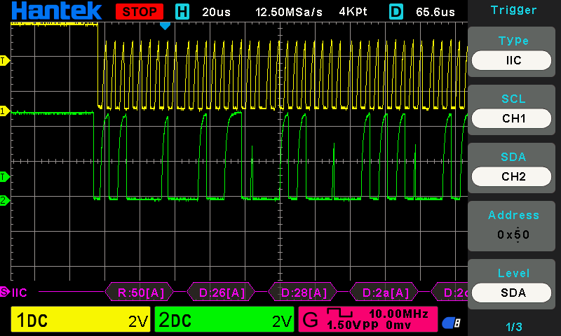 Serial bus trigger and decode