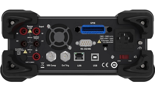 Front and back 2 sets of multimeter input interface