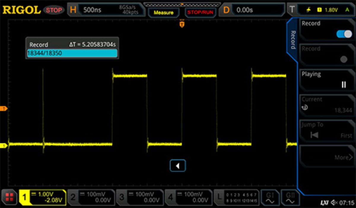 Supports Up to 450000 Frames of Hardware Waveform Recording