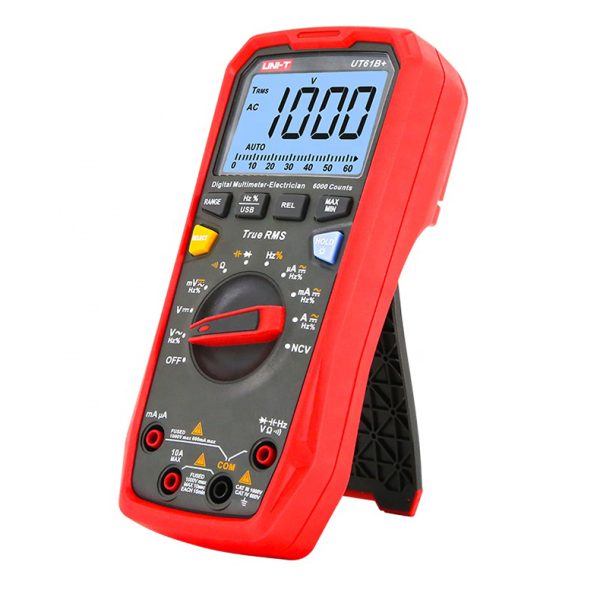 UNI-T 6000 Counts TRMS UT61B+ Smart Digital Multimeter Measure AC DC Voltage Current Resistance Capacitance Frequency - Image 4