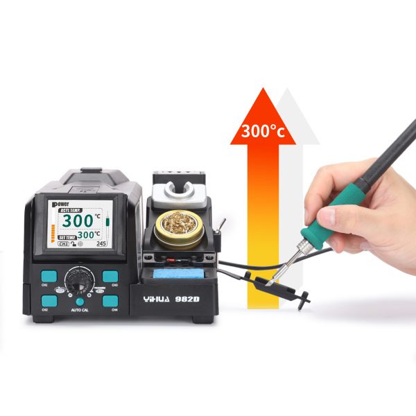 YIHUA 982D Rapidly Heating Soldering Iron Station - Image 4