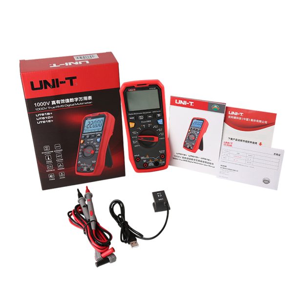 UNI-T 6000 Counts TRMS UT61B+ Smart Digital Multimeter Measure AC DC Voltage Current Resistance Capacitance Frequency - Image 6