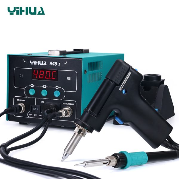 YIHUA 948 I Multi Function Adjustable Soldering/Desoldering BGA Rework Soldering Station - Image 4