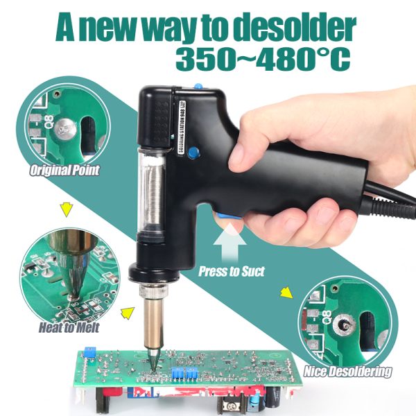 YIHUA 948 I Multi Function Adjustable Soldering/Desoldering BGA Rework Soldering Station - Image 6