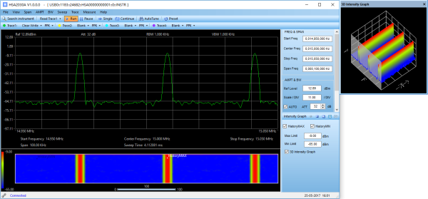 Hantek HSA2030A Handheld Spectrum Analyser 9KHz~3.2GHz AC Coupled - Image 7