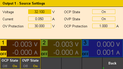 Over voltage, over current, over temperature protection functions