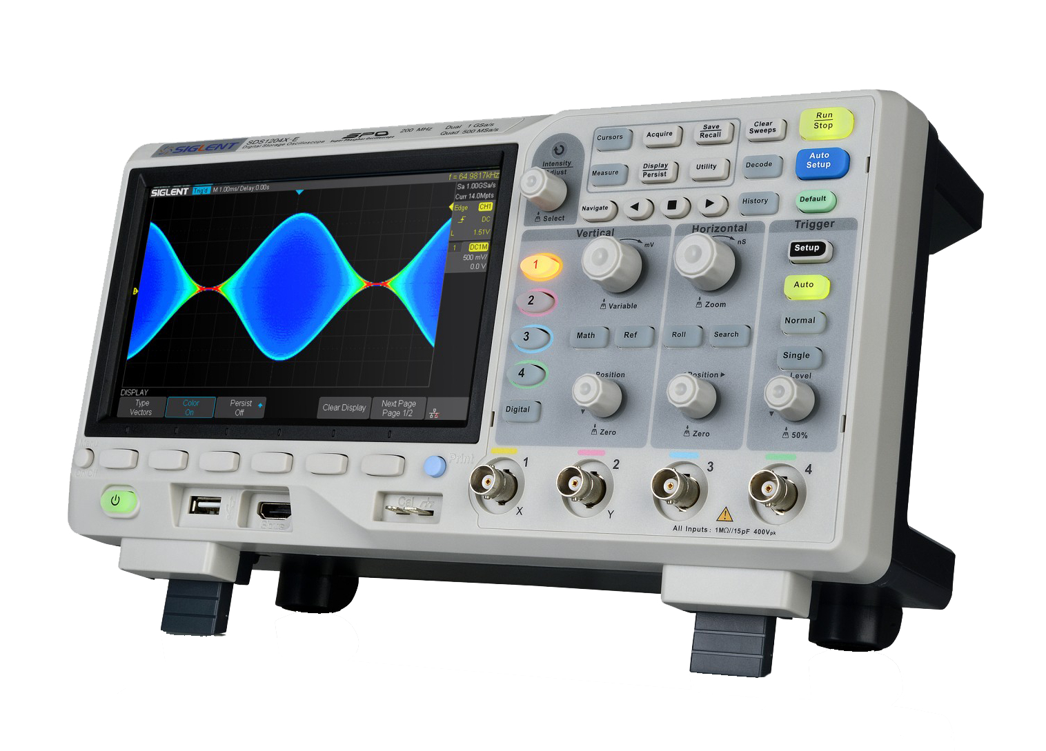 Siglent SDS1204X-E 200MHz 4CH Digital Storage Oscilloscope - Image 3