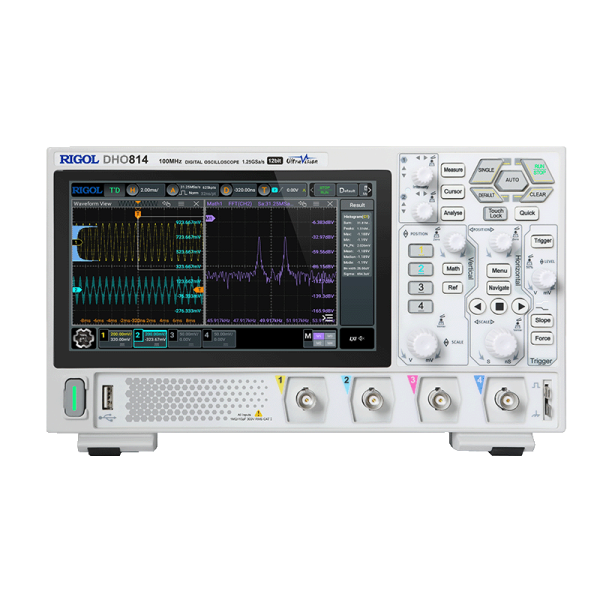 Rigol DHO804 4 Channel, 70MHz, 1.25GSa/a 12 Bit Digital Oscilloscope