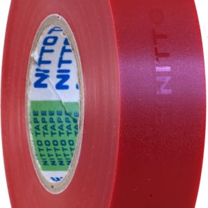 NITTO Electrical PVC Insulation Tape HD Premium, 19MM X 20M, RED