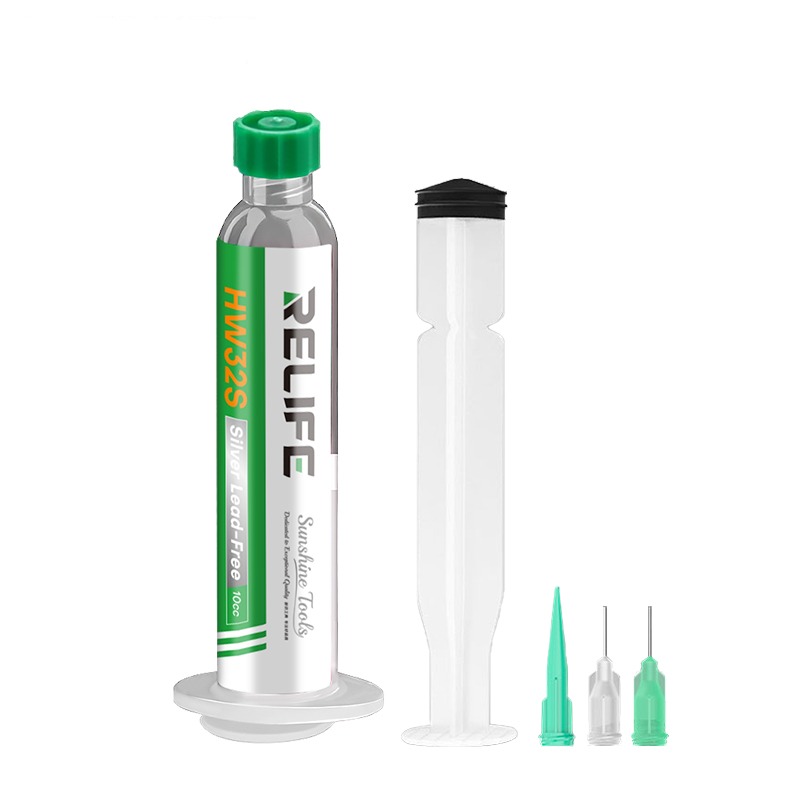 Relife Unleaded Solder Paste Syringe 10CC