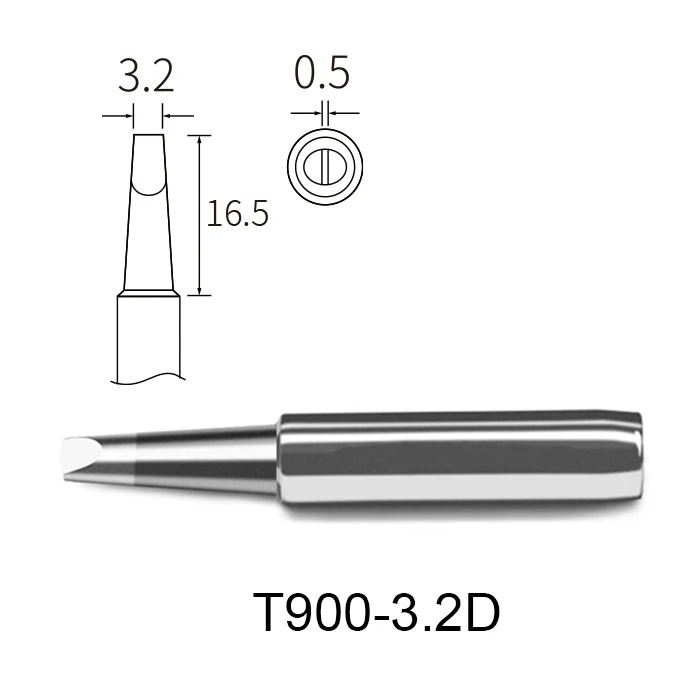 Atten T900-3.2D 3.2mm Chisel Soldering Iron Tip